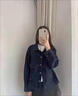 AEMAPE牛仔外套女短款2025年春秋季新款復(fù)古時尚簡約百搭夾克 牛仔藍 M 曬單實拍圖