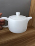 陶藝公社 茶壺 羊脂玉瓷功夫茶具家用辦公輕奢高端手工泡茶器西施壺單壺 井欄壺-250l 曬單實(shí)拍圖