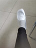 鉑雅護士鞋坡跟透氣輕便工作鞋一腳蹬媽媽鞋牛筋底1602 白色 36 曬單實(shí)拍圖