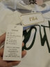 PHJ 短袖t恤女宽松夏季新款韩版显瘦体恤打底衫女士印花圆领上衣 白色 L(120-135斤） 实拍图