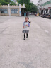 安奈兒（Annil）女童半身裙兒童百褶裙夏季女孩黑色學(xué)院風(fēng)短款裙子 暮光花灰 140 cm 曬單實(shí)拍圖