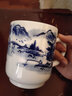 烈垚 景德鎮(zhèn)茶杯陶瓷帶蓋骨瓷大水杯子青花瓷器個人辦公會議瓷杯 曬單實拍圖