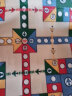 古仕龙儿童飞行棋地毯超大号双面大号跳跳棋大富翁游戏棋类玩具生日礼物 单面0.9*0.9米+大骰子+飞机 晒单实拍图