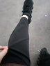 歌班婭哈倫褲女春夏大碼女褲胖mm300斤顯瘦黑色蘿卜褲女九分直筒休閑褲 黑色九分褲夏季款 3XL 建議165-195斤 曬單實(shí)拍圖
