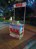 振櫸鋁合金促銷(xiāo)臺展示架超市試吃臺可移動(dòng)夜市地推擺攤便攜折疊廣告桌 便攜款40*70展架+海報  曬單實(shí)拍圖