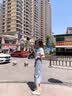 AEMAPE開叉牛仔半身裙女中長款2026年春夏新款a字百搭高腰顯瘦包臀裙子 淺藍色 M (95-110斤拍) 曬單實拍圖
