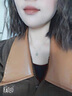 是你（IS YOU）和田玉珍珠項鏈女士銀吊墜鎖骨鏈圣誕節生日禮物送女友老婆媽媽 和田玉珍珠項鏈+禮盒 曬單實(shí)拍圖
