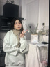 Siggi純羊毛圍巾女秋冬百搭保暖可愛(ài)蝴蝶結針織小圍巾圍脖生日新年禮盒 曬單實(shí)拍圖