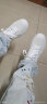 回力小白鞋男士2023夏秋季休闲运动板鞋百搭情侣款潮流韩版透气男鞋子 白黑 40 实拍图