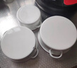 歐麗家琺瑯搪瓷餐具雙耳搪瓷碗 兒童搪瓷碗 甜品沙拉碗杯盤(pán) 兒童餐具  素紅邊【18cm-1.4Ll】 曬單實(shí)拍圖