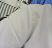 佐马仕短袖衬衫女工装衬衣女士商务休闲修身职业装女装夏季工作服正装 方领纯白色DN2655 4XL/41码（140斤-150斤） 实拍图