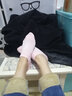 aicare抗菌防臭襪子女士純棉條紋淺口低幫夏季薄款抑菌短襪硅膠防滑船襪 奶白2淺藍(lán)2粉色2 6雙 均碼 100%純棉超低船襪(36-39碼） 曬單實(shí)拍圖