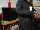 蘇京貓特大碼中長(cháng)款羽絨服胖子加肥加大碼白鴨絨保暖連帽風(fēng)衣外套羽絨衣 黑色 8XL 建議260-280斤 曬單實(shí)拍圖
