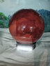 晶蕊世家天然熔煉紅色水晶球擺件鴻運(yùn)當(dāng)頭石英高溫熔煉制作開業(yè)送禮家用 精選直徑22厘米 曬單實(shí)拍圖