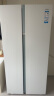 海尔（Haier）白巧系列561L全空间保鲜大冷冻电冰箱家用一级能效变频对开双开门超薄零嵌入式BCD-561WLHSS14W9U1 实拍图