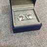 銀千惠925銀耳釘女士三生有杏耳環(huán)時(shí)尚耳飾品520情人節(jié)生日禮物送女友 情系三生耳釘 精美禮盒 曬單實(shí)拍圖