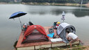 牧高笛（MOBIGARDEN）戶外2人雙層玻桿3人T2/T3鋁桿防雨遮陽露營旅游帳篷普及款 T2雙人鋁桿紅色 曬單實拍圖
