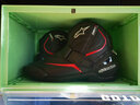 Alpinestars a星摩托車騎行鞋防摔通勤機(jī)車靴騎行短靴男SMX-1 R V2 黑/紅 44 曬單實(shí)拍圖