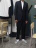 紳朗格西服套裝男學(xué)生修身商務(wù)西裝男職業(yè)正裝小西服新郎伴郎結婚禮服外 黑色兩扣【西服+西褲+襯衫】 L 【100-115斤】+禮品 曬單實(shí)拍圖