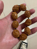 盤道 橄欖核手串 荷葉鯉魚 文玩手串荷花魚橄欖核雕老油核 南工大師六品手工刻 2.0*2.6cm 曬單實拍圖