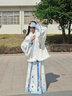 佰惠子 冬季漢服女加厚冬款【白絨熊熊】方領(lǐng)半壁短襖馬面裙仙氣套裝 外襖+里衣+下裙+毛領(lǐng) M 曬單實(shí)拍圖