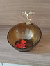 圣銅一師一傅北歐鞋柜門(mén)口擺件進(jìn)門(mén)入戶(hù)玄關(guān)放鑰匙遙控器的收納盒客廳裝飾托盤(pán) 琥珀色收納 曬單實(shí)拍圖