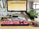 摩天手(Mofii) sweet无线复古朋克键鼠套装 办公键鼠套装 鼠标 电脑键盘 笔记本键盘 黑色混彩 实拍图