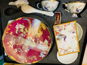 英格麗（INGRI）中式碗碟套裝高檔精致禮品歐式中國風(fēng)骨瓷餐具套裝碗碟套裝禮品 百鳥祈福紅-2人食 曬單實拍圖