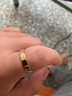 羽洛詩(shī) 滿天星情侶戒指 男女鈦鋼鑲鉆閉口光面異地戀情侶對(duì)戒銀 輕奢時(shí)尚潮流生日520禮物送女友刻字 滿天星戒指-白金色(單只價(jià)美號(hào)5-11號(hào)) 曬單實(shí)拍圖