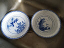 LICHEN景德鎮(zhèn)青花玲瓏瓷器深盤碟子陶瓷菜盤釉下彩中式餐具高溫瓷優(yōu)級(jí)品 金玉滿堂8英寸 1個(gè) 20.5cm 曬單實(shí)拍圖