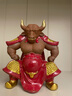 宇軒 紫砂茶寵牛將軍茶玩牛氣沖天擺件牛魔王辦公家居擺件 牛將軍---紅袍 曬單實(shí)拍圖
