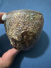三遍【孤品手作】蓮花柴燒茶杯 巖礦主人杯陶瓷功夫茶具品茗單杯可養 巖礦-多彩荷花杯 曬單實(shí)拍圖