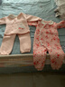 寶然 女童套裝嬰兒衣服春秋季女寶寶保暖套裝1-3-5歲兒童外出服上衣褲子兩件套 粉色 100cm 曬單實拍圖
