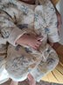 班杰威爾（Banjvall）嬰兒衣服秋冬季新生兒衣服寶寶夾棉連體衣長(cháng)袖無(wú)骨哈衣爬服睡衣  保暖小綠怪哈衣 59cm (1-3個(gè)月,建議身高52-59cm) 曬單實(shí)拍圖
