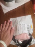 栀锦韩版时尚儿童手套冬季保暖翻盖半指写字手套男女孩针织加厚手套 粉色 6-12岁 实拍图