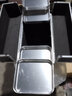 BORY 萬向輪工具箱帶輪多功能拉桿箱手拉式推拉車家具油漆修補(bǔ)收納箱 340直角黑色加高款【鋁內(nèi)盒】 曬單實(shí)拍圖