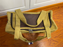 卡蜜卡大容量帆布手提行李包托運包單肩男旅行包旅游包特大搬家袋行李袋 黃色 31L 標準版 曬單實(shí)拍圖
