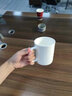 國濤骨瓷純白色馬克杯訂制LOGO酒店杯子印字賓館白瓷杯茶杯水杯麥片杯 寧式5號杯 曬單實拍圖