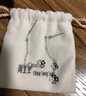 周生生七夕禮物Pt950四葉草心影白金耳釘一對耳飾長款女55256E定價 曬單實拍圖