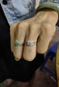 喜鉆摩天輪鉑金鉆戒女群鑲鉆石戒指求婚結(jié)婚戒指送女友生日禮物 鉑金共64分IJ色(41+23) 曬單實(shí)拍圖
