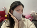 BUBU防曬口罩女高顏值護眼角防紫外線(xiàn)遮陽(yáng)真冰絲夏季薄款透氣全臉面罩 淺灰 曬單實(shí)拍圖