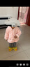 G.DUCKKIDS嬰兒童外套秋冬加絨女童外套冬季小童寶寶衣服毛毛衣洋氣保暖冬裝 粉色兔子 80 建議身高75-85cm9-12月 曬單實(shí)拍圖