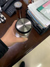 希諾（HEENOOR）玻璃杯雙層隔熱水杯帶蓋透明杯子男士泡茶杯 6712本色360ML 曬單實拍圖