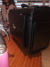 牛皮拉桿箱商務(wù)行李箱男女登機箱公文旅行箱航空姐箱包機長(cháng)箱子 黑色 19英寸（單向輪） 曬單實(shí)拍圖