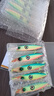 驍洋【亮爆閃】鐵板舟山海釣船釣刀魚(yú)全夜光帶魚(yú)鐵板自帶誘魚(yú)燈魷魚(yú)鉤 【5只盒裝】帶燈粉藍(后掛魷魚(yú)鉤 150g 曬單實(shí)拍圖