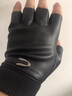 曼琪魅雅半指皮手套男秋冬學(xué)生保暖戶(hù)外寫(xiě)字騎行開(kāi)車(chē)鍵盤(pán)打字吃雞游戲手套 黑色PU款 均碼 曬單實(shí)拍圖