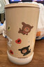 膳魔師（THERMOS）保溫杯水杯日系便攜隨手杯辦公杯咖啡杯TCDP 貓貓Kitten布朗咖啡杯-415ml 曬單實(shí)拍圖