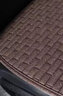 亞麻透氣汽車坐墊四季通用夏季單墊座墊通用車用座墊 咖色（長(zhǎng)格子） 方墊一張 曬單實(shí)拍圖