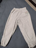 瑁恩·瑁愛(ài)（Mn·Mo）兒童夏季純棉薄款防蚊褲寶寶燈籠褲男女童運動(dòng)褲休閑褲子 幸運家族(冰川夾花灰) 120 建議身高110cm左右 曬單實(shí)拍圖