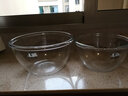 樂(lè )美雅（Luminarc） 進(jìn)口玻璃碗玻璃盆大號和面盆家用打蛋碗耐熱揉面盆加深拌餡洗菜 口徑24cm 曬單實(shí)拍圖